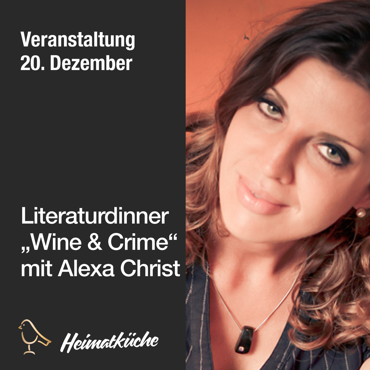 Literaturdinner mit Alexa Christ 20.12.2026