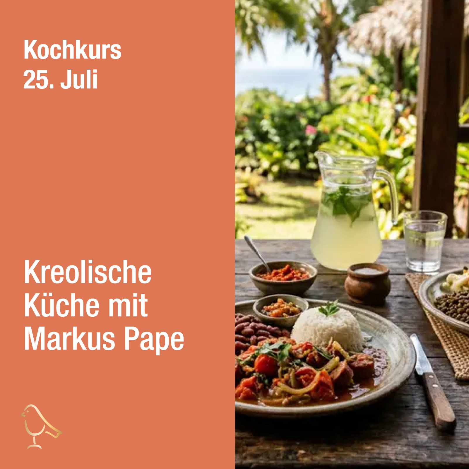 Kochkurs Juli - Kreolische Küche mit Markus Pape