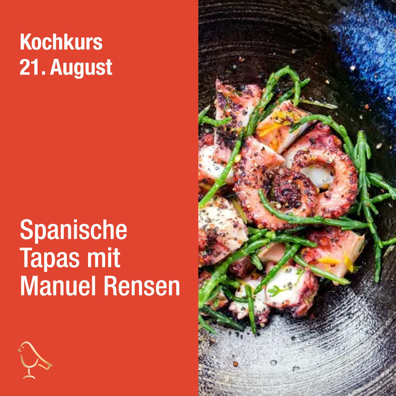 Kochkurs August - Spanische Tapas mit Manuel Rensen
